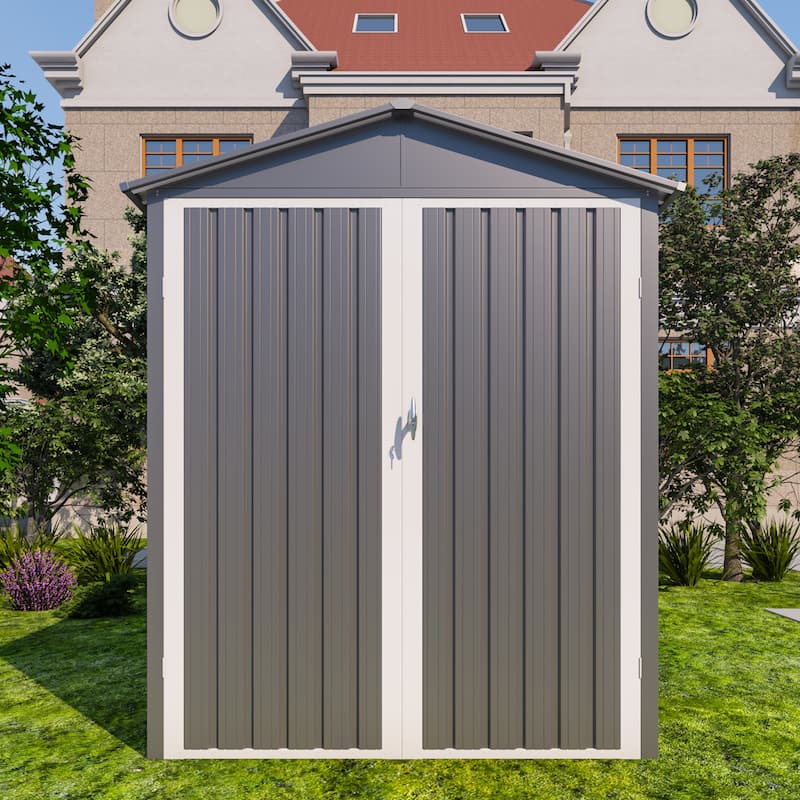 Outdoor Steel Storage Shed With Window ,Metal Garden Sheds