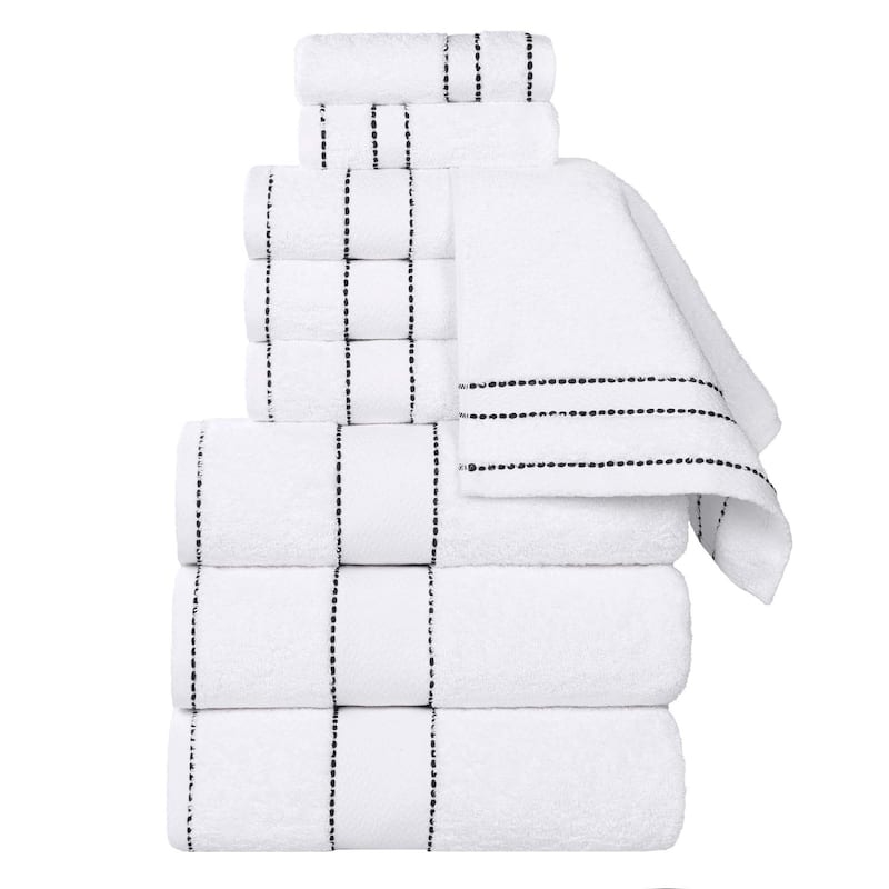 Superior Niles Cotton Ultra-Plush Absorbent 9 Piece Towel Set