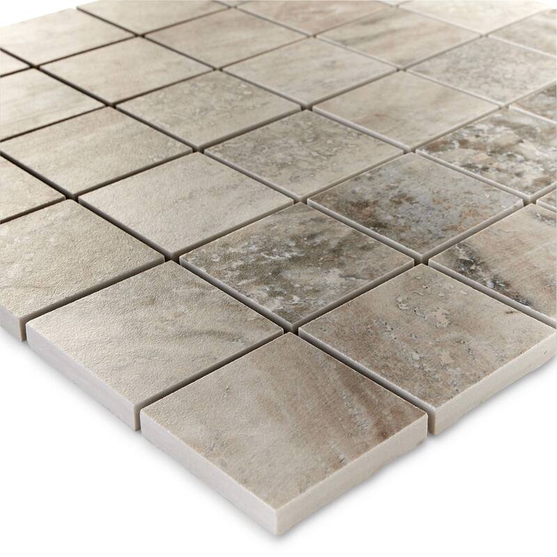 Cruz Bay Studio MKT61162 Tufo - 12" x 12" Square Floor and Wall Tile -