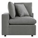 preview thumbnail 9 of 17, Commix Overstuffed Outdoor Patio Sofa