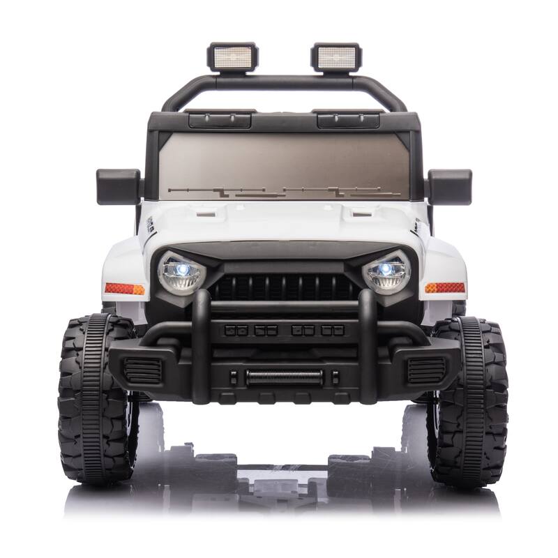 12V Ride-On Car for Kids with Remote Control, Four-Wheel Suspension, Music, Bluetooth, and MP3 for Ages 2-4