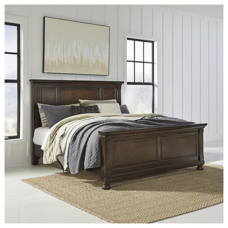 Signature Design by Ashley Porter Brown Panel Bed - California King
