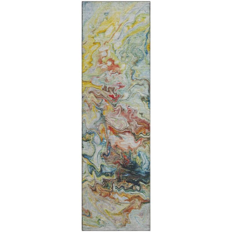 Premium Washable Super Soft Abstract Kyah Mayfield Rug