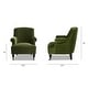 preview thumbnail 23 of 30, Eloise 30" Transitional Velvet Pleated Sock Arm Accent Chair