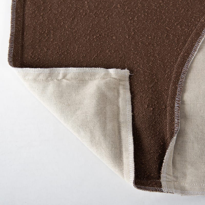 Rizzy Home Natural/Brown Flair Throw Pillow, 22x22