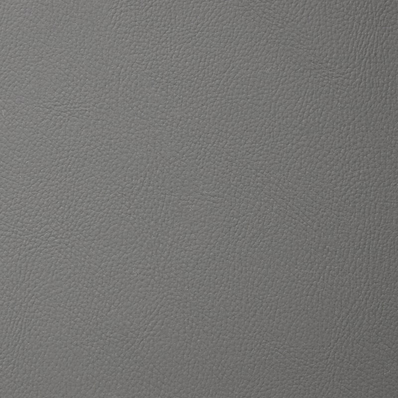 Full / Queen / King Stylish Gray Upholstered Bed with Faux Leather and Solid Wood Frame