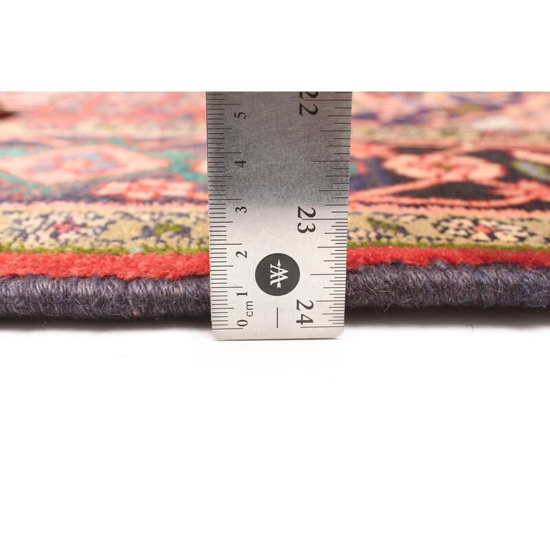 ECARPETGALLERY Hand-knotted Andelz Red Wool Rug - 4'3 x 7'7