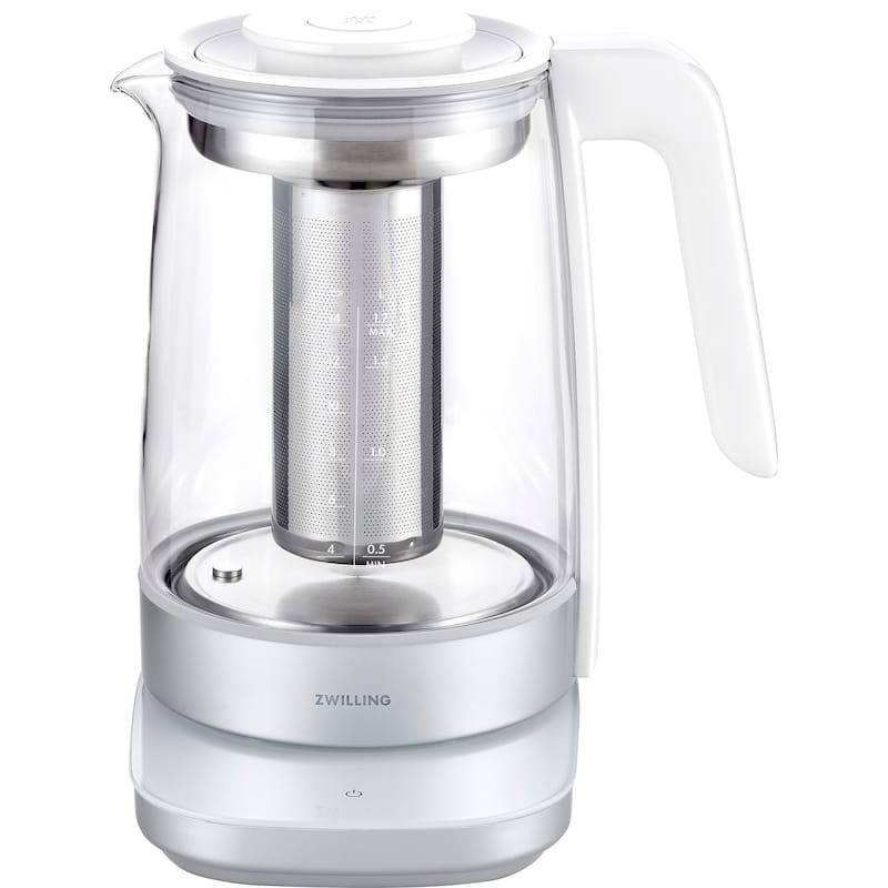 ZWILLING Enfinigy Glass Electric Kettle - 1.7-l - Silver