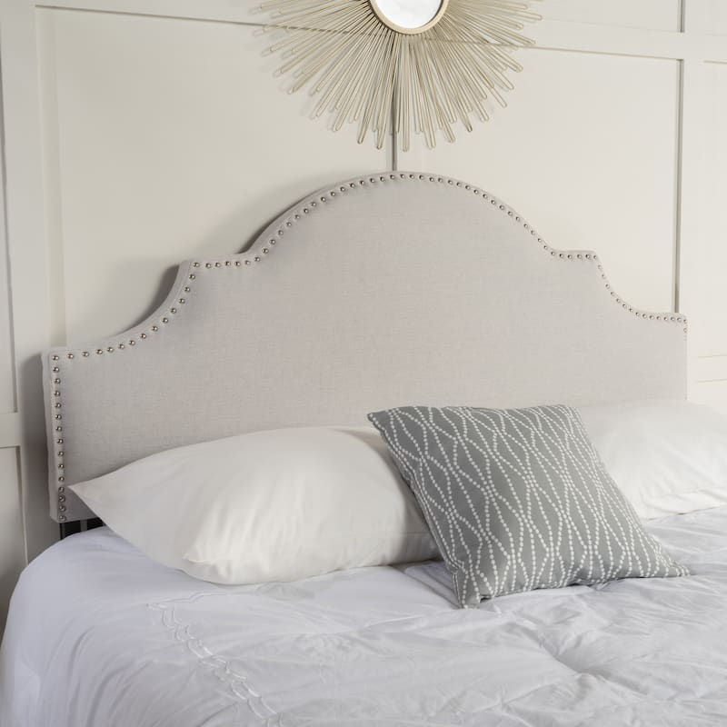 Queen bed, Headboard with Black finish on height-adjustable legs