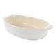 preview thumbnail 2 of 3, 2.5 Quart Oval Stoneware Casserole in White