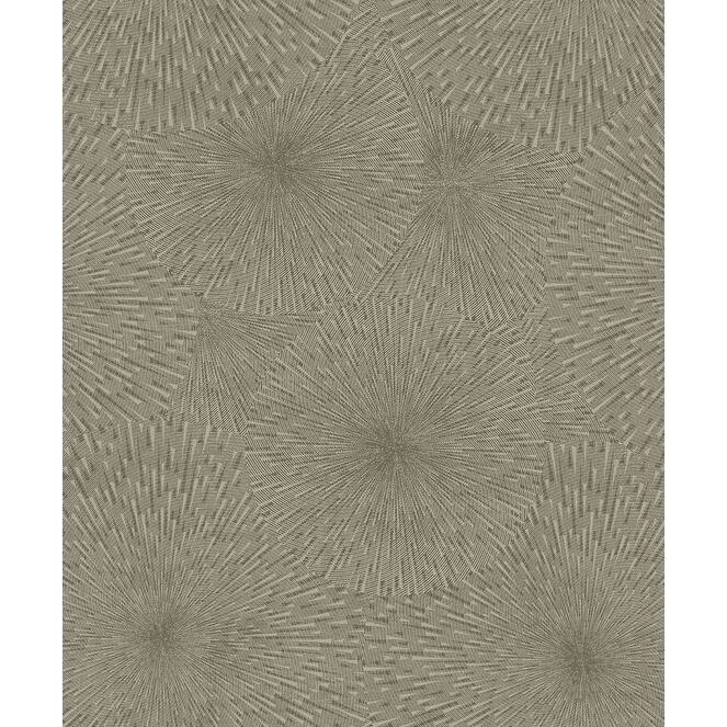 Brewster Zion Coffee Starburst Wallpaper - 21in x 396in x 0.025in