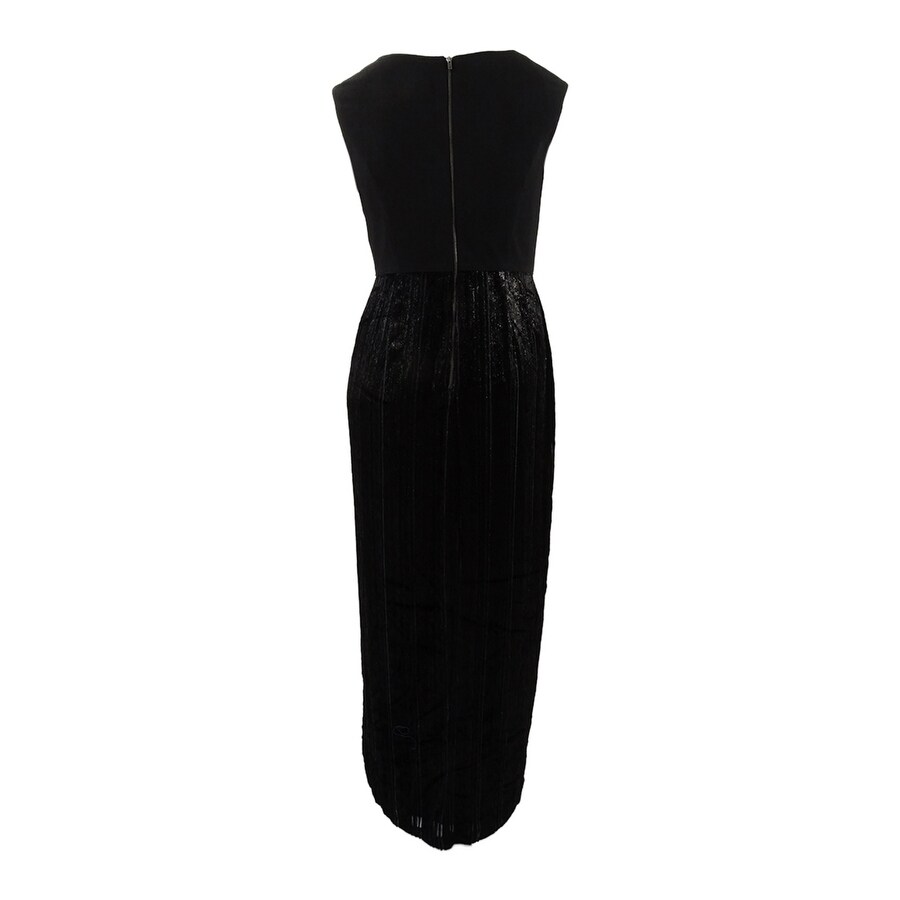 Shop Adrianna Papell Women S Plus Size Velvet Jersey Column Gown