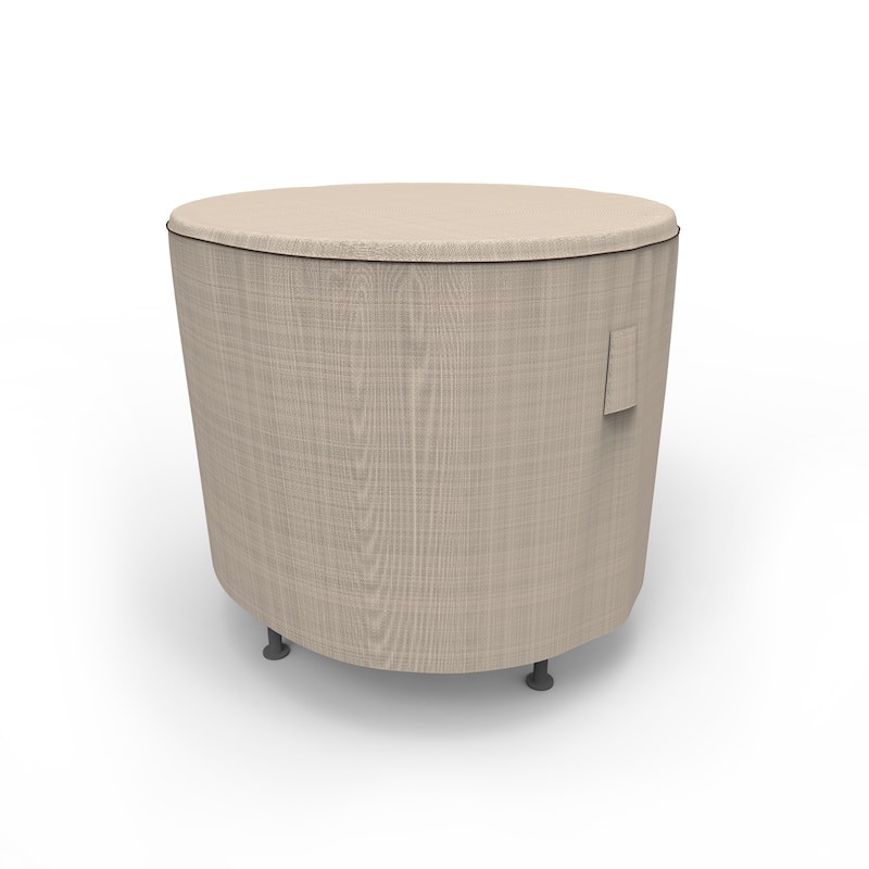 Budge StormBlock™ Mojave Black Ivory Round Patio Table Cover Multiple Sizes