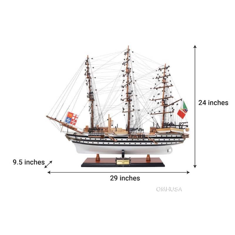 Amerigo Vespucci Painted Medium Admiral Line