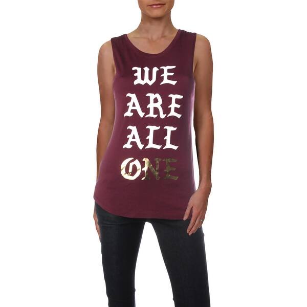 Shop Spiritual Gangster Womens We Are All One Tank Top Printed