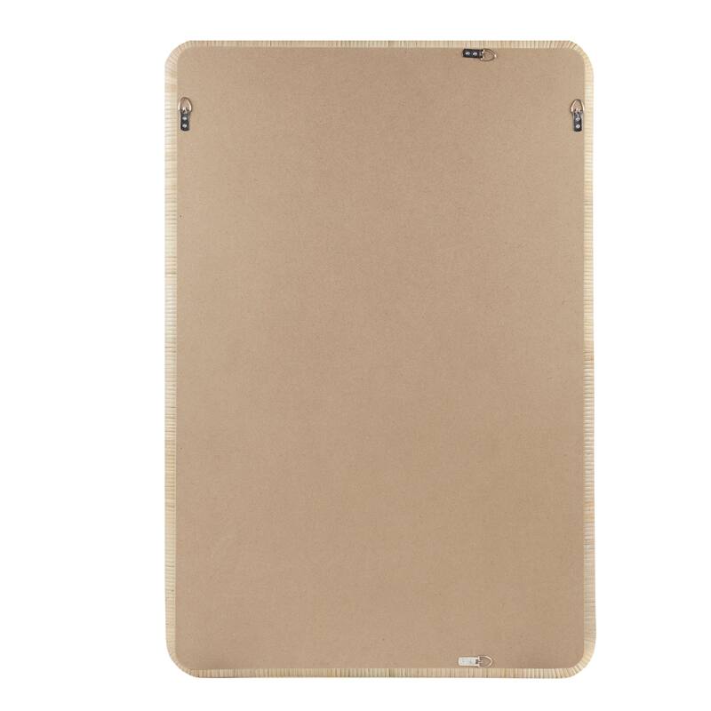 INK IVY Nova Natural Rattan Rectangle Wall Mirror