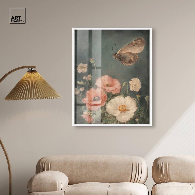 Shadowed Flutter II Shadowbox by Art Remedy