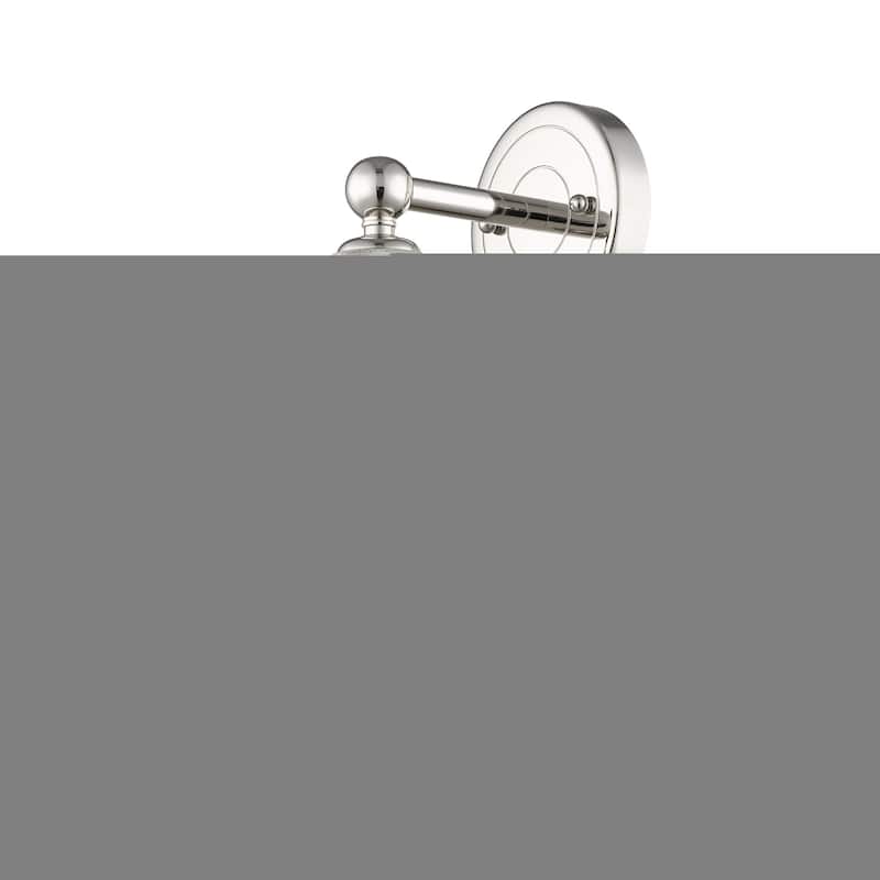 Innovations Lighting 616-1W-12-5 Salina Sconce Salina 12" Tall Wall - Polished Nickel / Clear Spiral Fluted