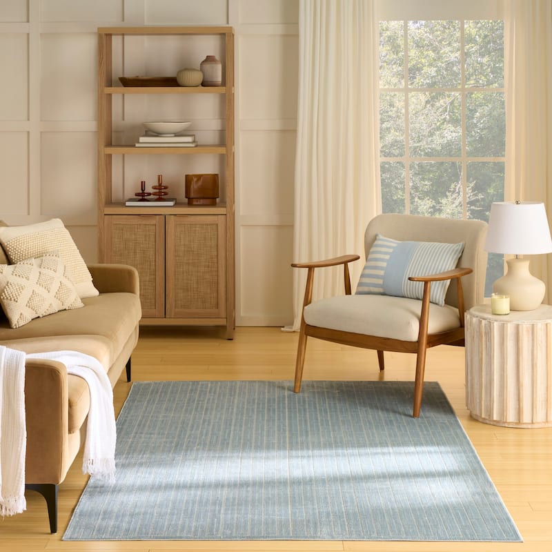 Nourison Washable Charm Indoor only Modern Geometric Area Rug