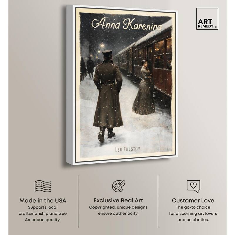 Anna Karenina Canvas by Art Remedy