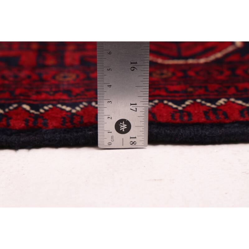 ECARPETGALLERY Hand-knotted Finest Khal Mohammadi Red Wool Rug - 6'7 x 9'9