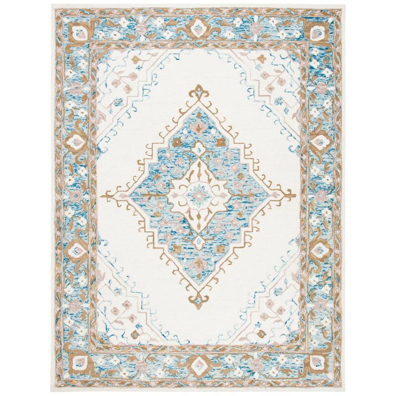 SAFAVIEH Handmade Micro-Loop Taimi Modern Wool Rug