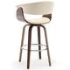 preview thumbnail 185 of 186, 26"/29" Faux Leather Swivel Bar Stools, Wood Counter Stool