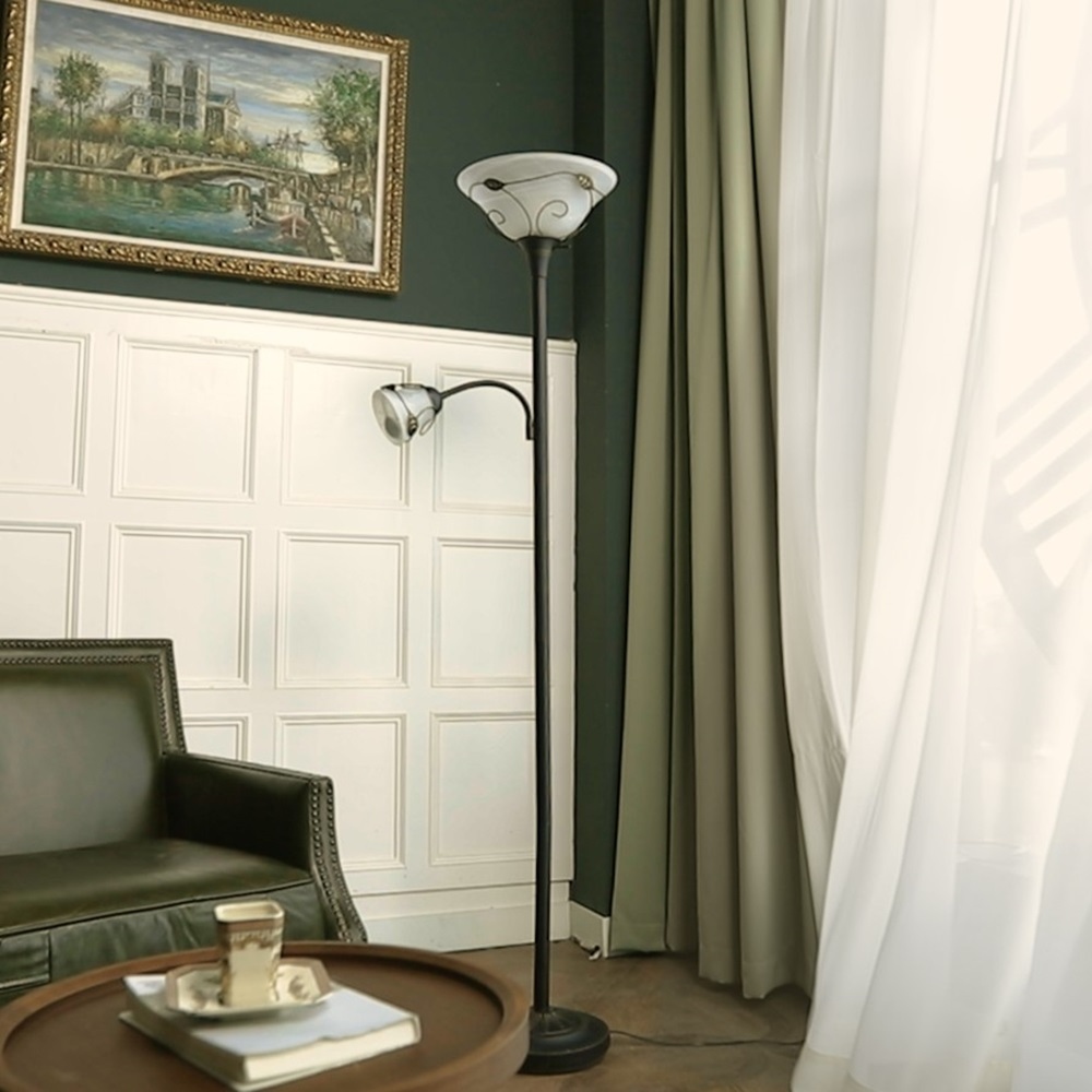 CO Z 71 in Bronze Torchiere Floor Lamp PTL 1801 00