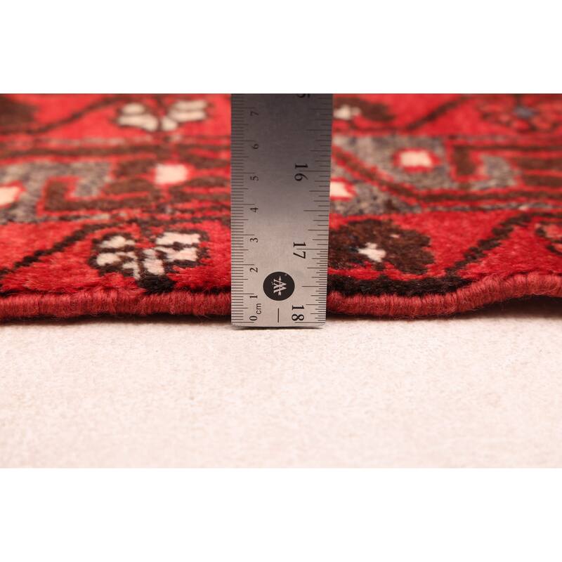 ECARPETGALLERY Hand-knotted Andelz Red Wool Rug - 3'5 x 6'1