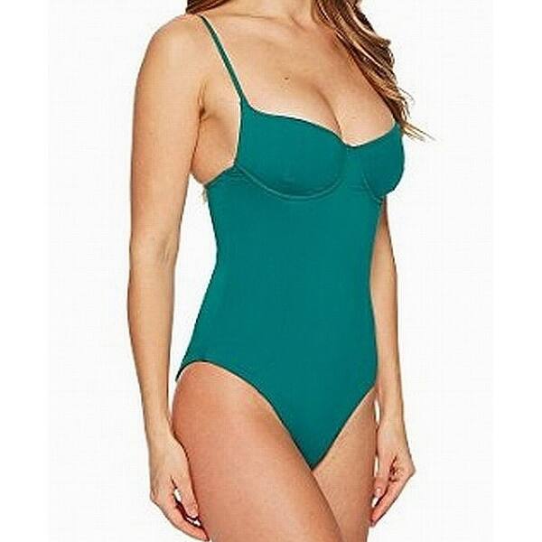 Shop Onia Emerald Green Womens Size Xl Underwire One Piece