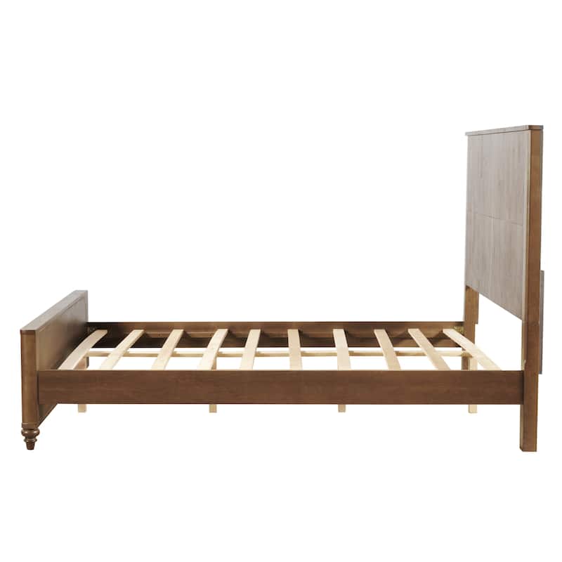 Christopher Knight Home - Modern Wooden Bed Frame with Headboard and Footboard