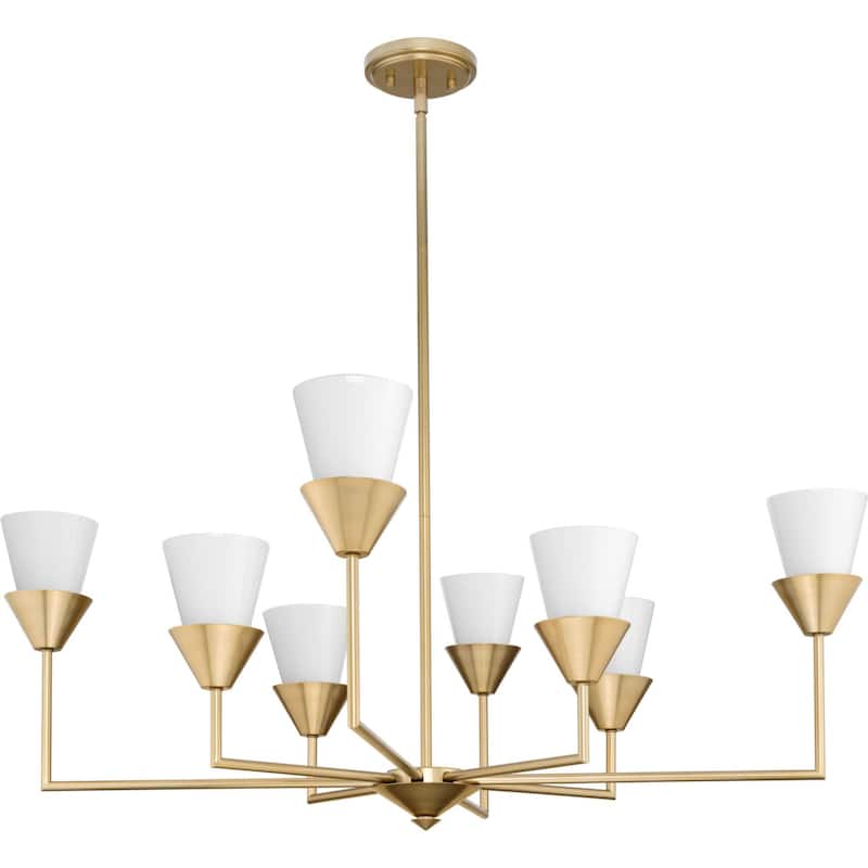 Progress Lighting P400373 Pinellas 8 Light 40" Wide Chandelier - Soft Gold