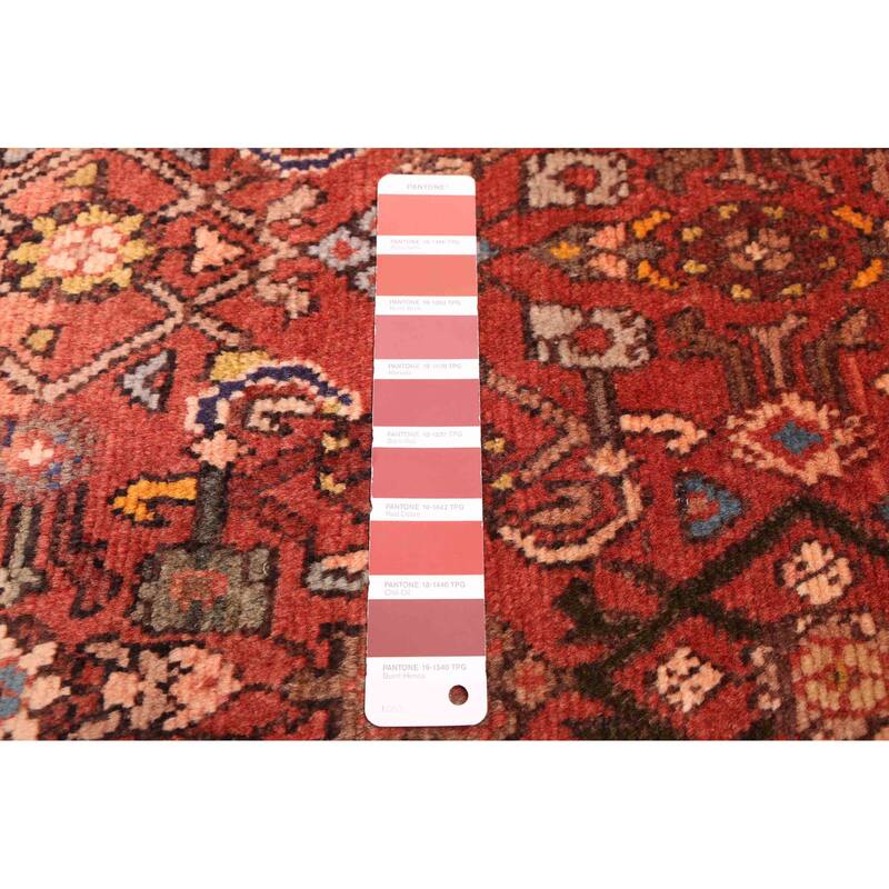 ECARPETGALLERY Hand-knotted Andelz Dark Copper Wool Rug - 3'11 x 10'1