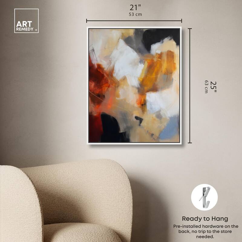 Earth and Fire I Canvas by Art Remedy