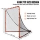 preview thumbnail 5 of 5, VEVOR Lacrosse Goal,Folding Portable Backyard Lacrosse Training Equipment,Perfect for Youth Adult Training, Orange