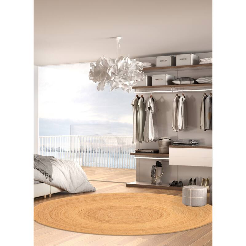 Palas Denizli Tan Rug 8'3" x 8'3" - 8'3 x 8'3