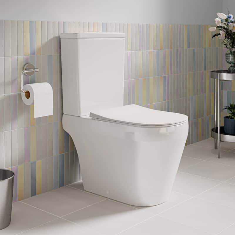 Avignon Two-Piece Elongated Toilet Dual-Flush 1.1/1.6 Gpf - 25.59" x 14.171" 31.5"