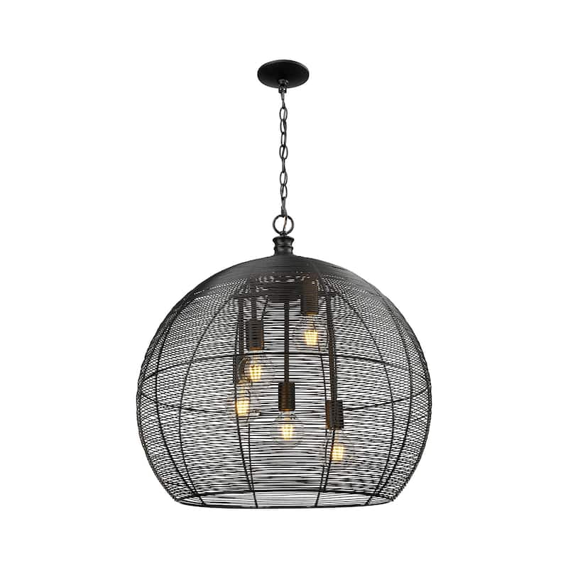 Golden Lighting 6802-L Calypso 5 Light 25" Wide Pendant