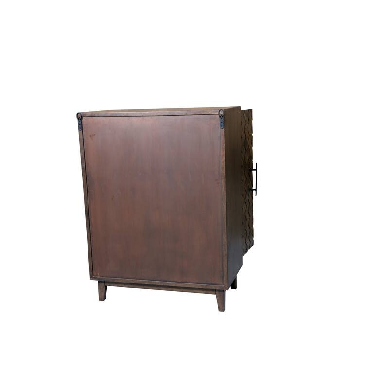 Ava 2-door Solid Wood Bar Cabinet