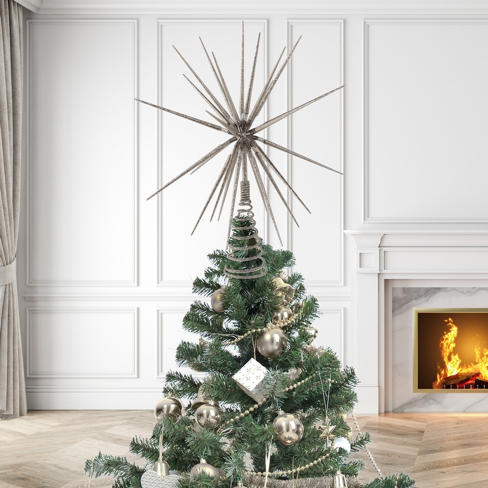 Christmas tree topper bed bath and table Outlet