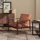 Option Single - Brown Leather
