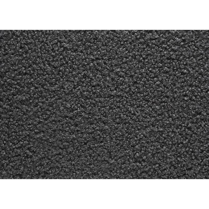 Zane Charcoal Fabric Velvet Upholstered Panel Bed