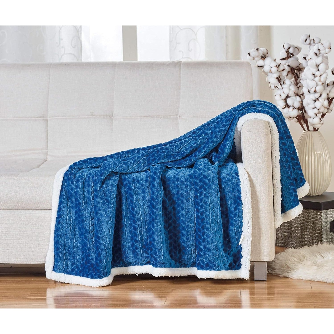 Bed bath and beyond sherpa blanket on sale