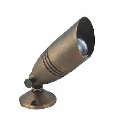Juniper Supply Spot Light 3W 8.5H in Cast Brass Finish