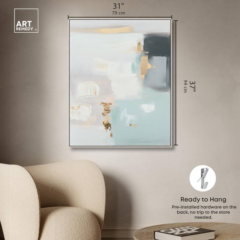 Misty Luxe I Canvas by Art Remedy