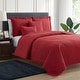 preview thumbnail 3 of 30, Empyrean Bedspread Quilt Set - Grid Weave Pinsonic Lightweight Coverlet Set