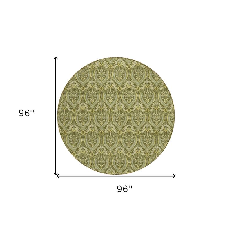 Jax Lush Floral Weather Resistant Blended Style Outdoor Rug