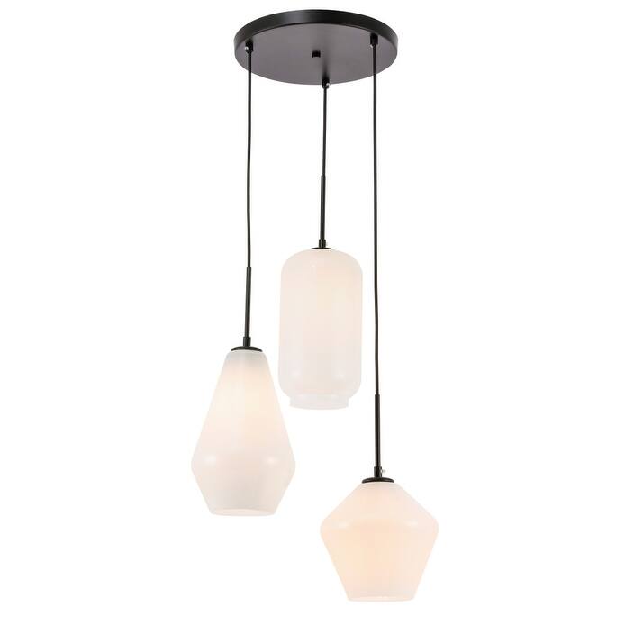 Gerald Glass 3-light Pendant