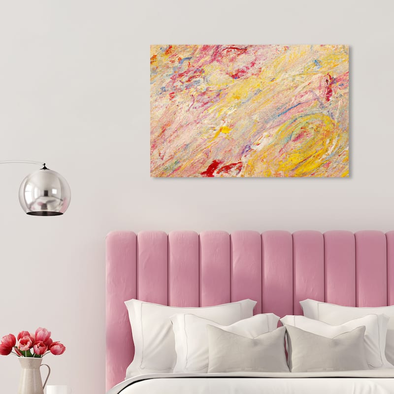 Wynwood Studio Canvas Abstract Vangogh Modernist Gold and Modern & Contemporary Wall Art Canvas Print - 20 x 30