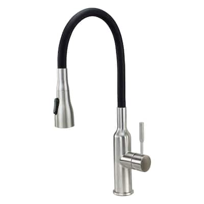 Transolid Kitchen/Laundry Faucet with Dual Spray and Flex Neck